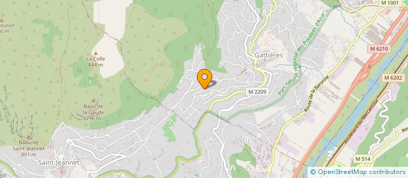 localisation de l'entreprise MAMINA  GATTIERES