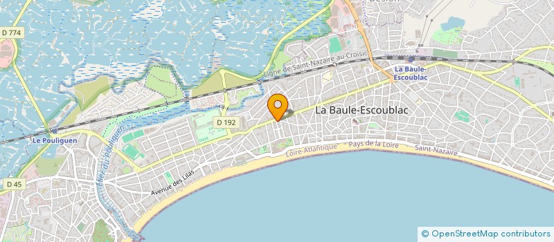 localisation de l'entreprise MAMINA à LA BAULE-ESCOUBLAC