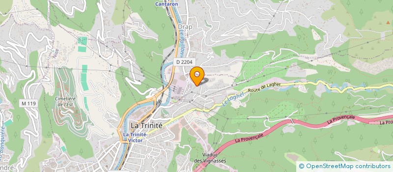 localisation de l'entreprise MAMINE à LA TRINITE