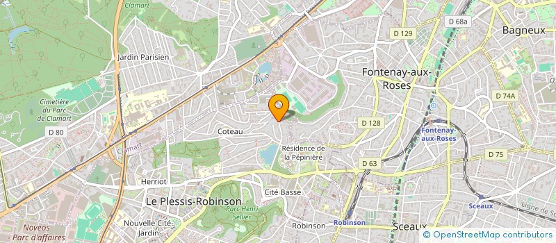 localisation de l'entreprise MAMINVEST 83  LE PLESSIS-ROBINSON