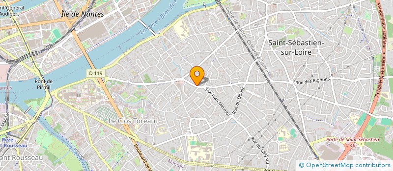 localisation de l'entreprise MAMIPAS  SAINT-SEBASTIEN-SUR-LOIRE