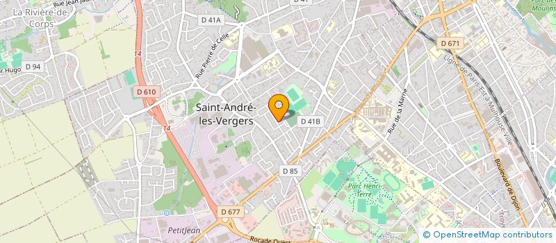 localisation de l'entreprise MAMITRANS à SAINT-ANDRE-LES-VERGERS