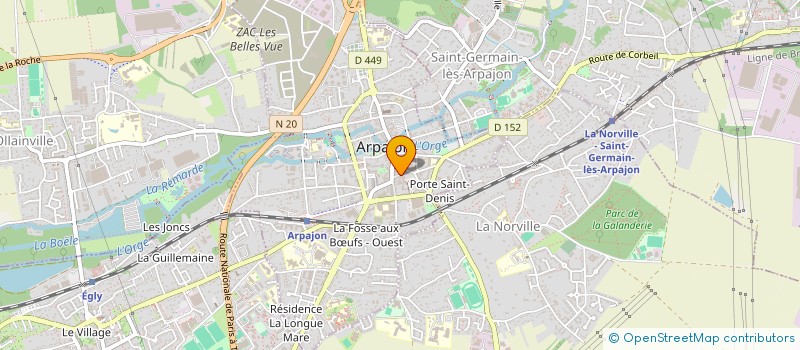 localisation de l'entreprise MAMLEO  ARPAJON