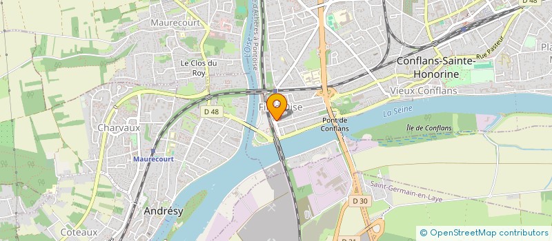 localisation de l'entreprise MAMMA  PIERRELAYE