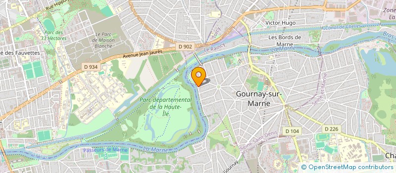 localisation de l'entreprise MAMMA BELLA GROUP  GOURNAY-SUR-MARNE