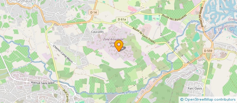 localisation de l'entreprise MAMMA MELIE à GRIMAUD
