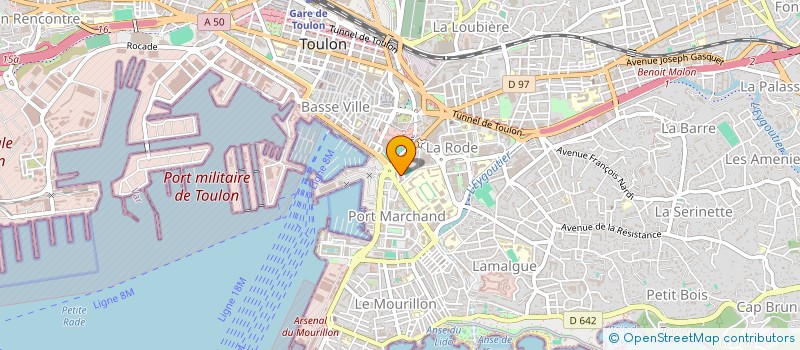 localisation de l'entreprise MAMMA MIA  TOULON