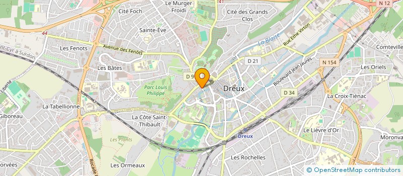 localisation de l'entreprise MAMMA PIZZA à DREUX
