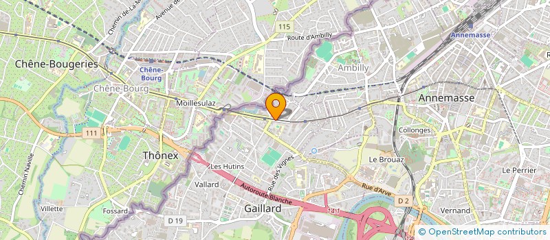 localisation de l'entreprise MAMMA ROSA à GAILLARD