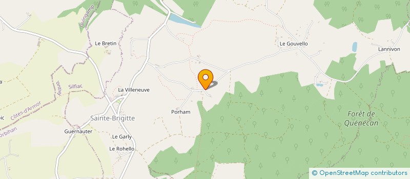 localisation de l'entreprise MAMMENN ROC'H  SAINTE-BRIGITTE