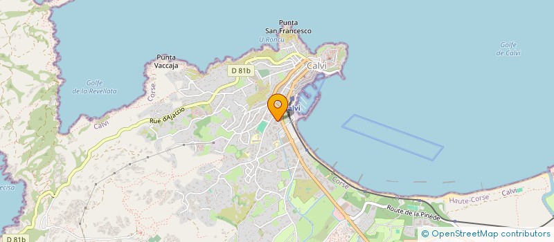 localisation de l'entreprise MAMMIFERI F ET VALLECALE D à CALVI