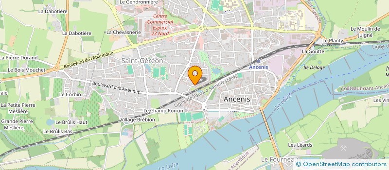 localisation de l'entreprise MAMMIG  ANCENIS-SAINT-GEREON