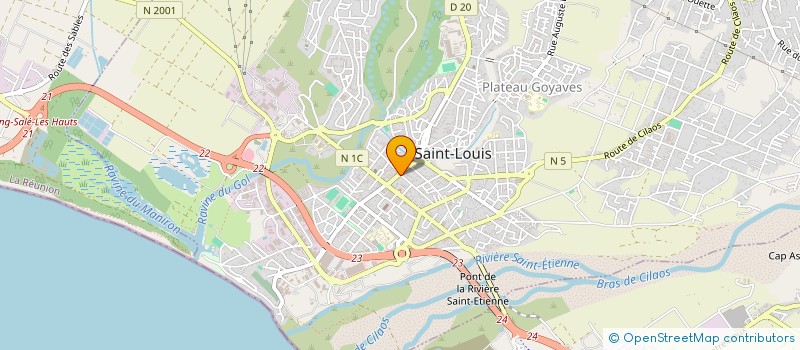 localisation de l'entreprise MAMODE IRFANE à SAINT-LOUIS