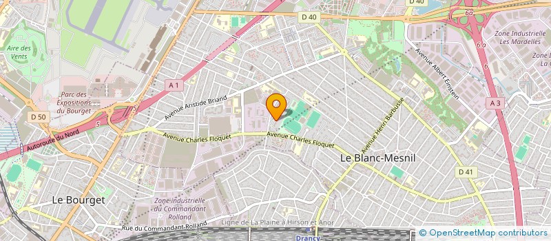 localisation de l'entreprise MAMODE VTC à LE BLANC-MESNIL