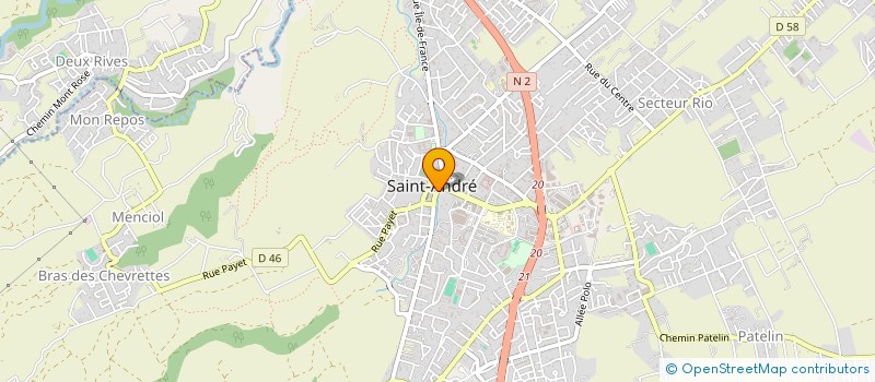 localisation de l'entreprise MAMODO à SAINT-ANDRE