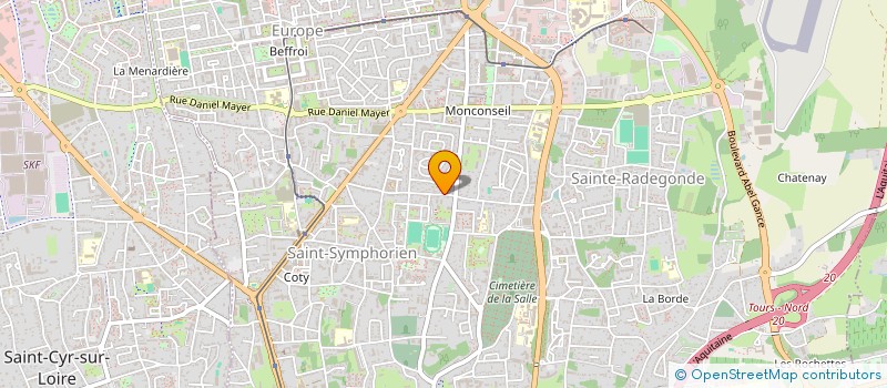 localisation de l'entreprise MAMOLIV à TOURS