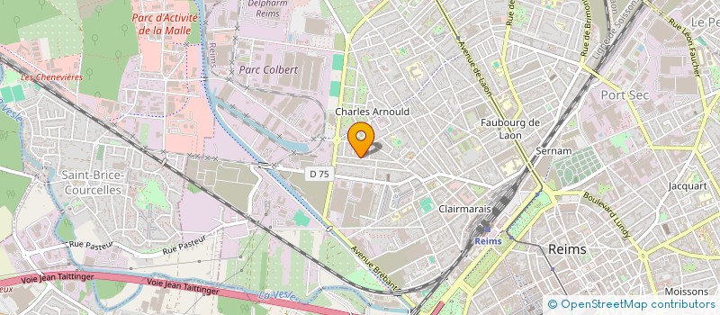 localisation de l'entreprise MAMONTAGNE.FR  REIMS