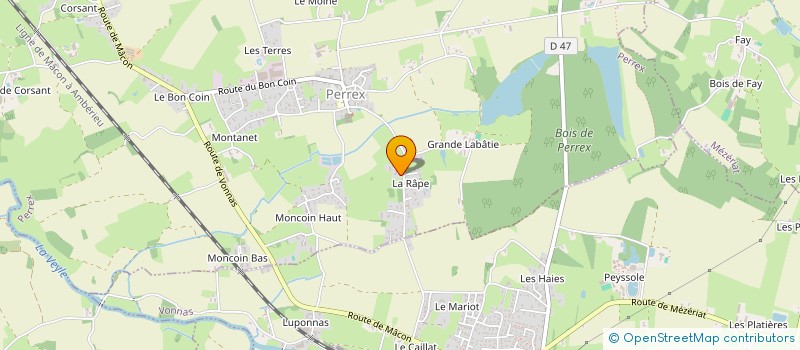 localisation de l'entreprise MAMOOT  PERREX