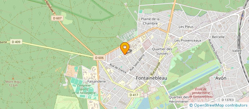 localisation de l'entreprise MAMORYMO  FONTAINEBLEAU