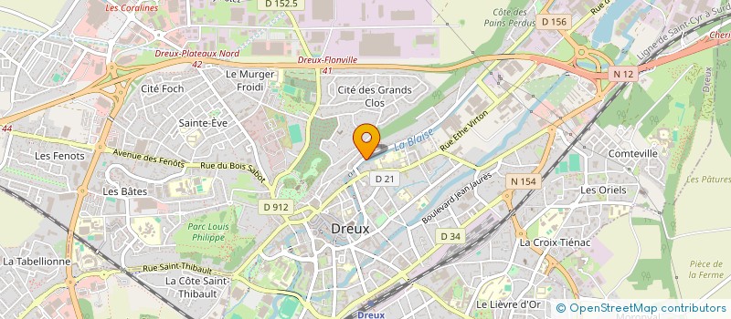 localisation de l'entreprise MAMOU à DREUX