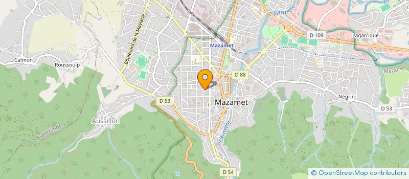 localisation de l'entreprise MAMOU MUSTAPHA IMMOBILIER  MAZAMET