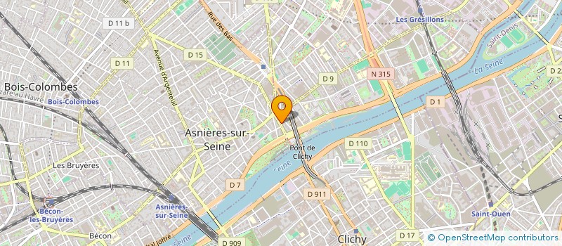 localisation de l'entreprise MAMOUNIA à ASNIERES-SUR-SEINE