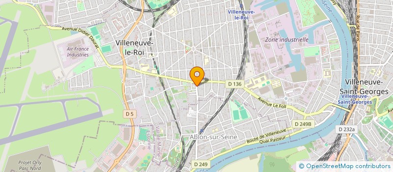 localisation de l'entreprise MAMOUNIA à VILLENEUVE-LE-ROI