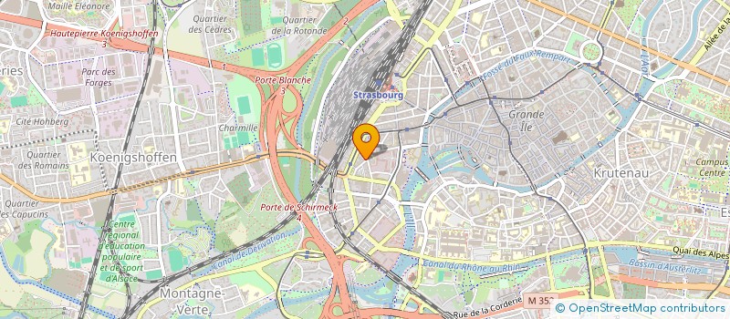 localisation de l'entreprise MAMOUR à STRASBOURG