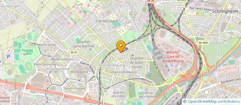 localisation de l'entreprise MAMOUS  STRASBOURG