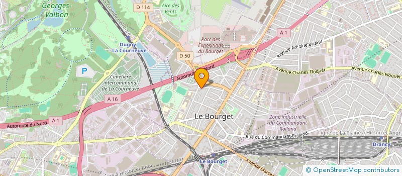 localisation de l'entreprise MAMRE à LE BOURGET
