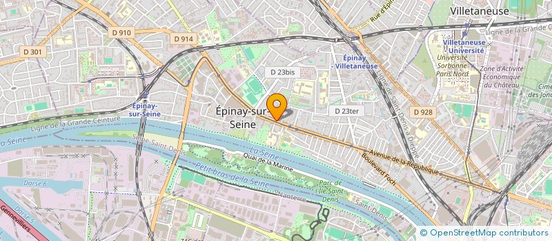 localisation de l'entreprise MAMS à EPINAY-SUR-SEINE