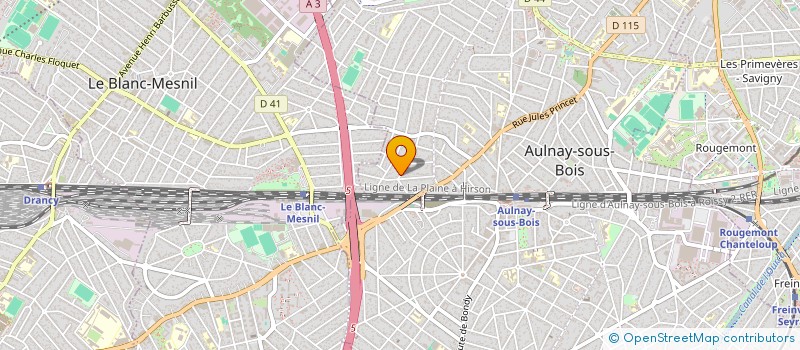 localisation de l'entreprise MAMS à AULNAY-SOUS-BOIS