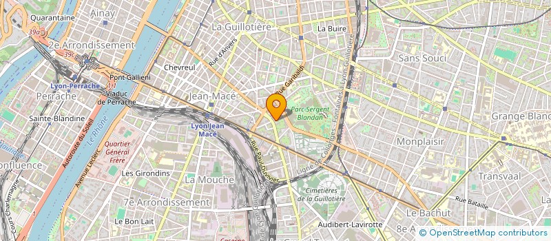 localisation de l'entreprise MAMS  LYON