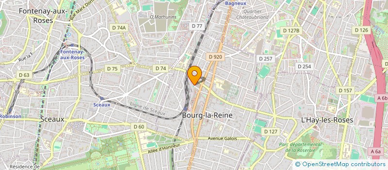 localisation de l'entreprise MAMS&CO  CHATENAY-MALABRY