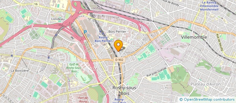 localisation de l'entreprise MAMSOU à ROSNY-SOUS-BOIS
