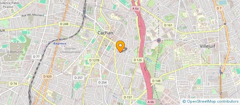 localisation de l'entreprise MAMU ASSO : SOUTIENS MATERNITE  CACHAN