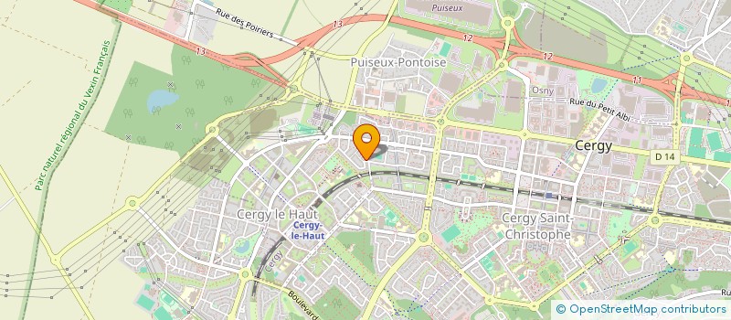 localisation de l'entreprise MAMUSE ET S'EMERVEILLE  CERGY