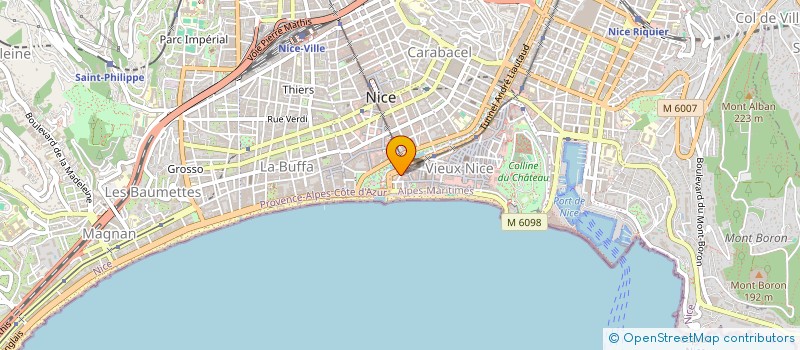 localisation de l'entreprise MAMV à NICE