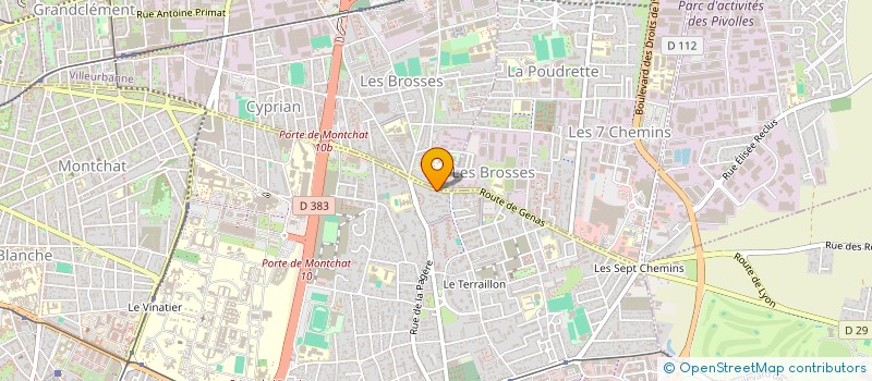 localisation de l'entreprise MAMY EXOTIQUE SARL à BRON