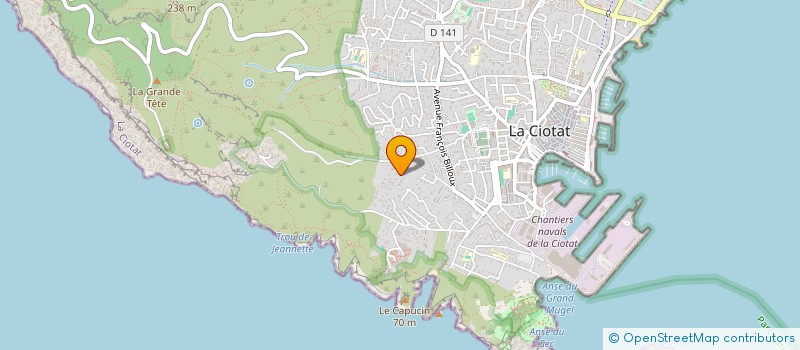 localisation de l'entreprise MAMY HB  LA CIOTAT