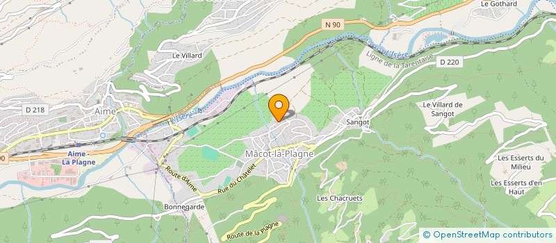 localisation de l'entreprise MAMZELLE BULLE à LA PLAGNE TARENTAISE