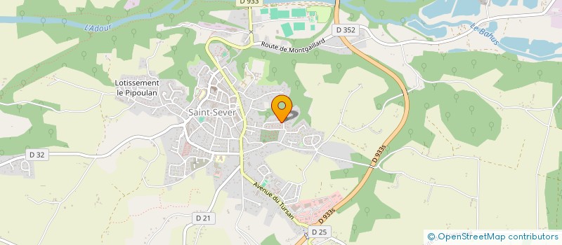 localisation de l'entreprise MAMZLLE GRENOUILLE à SAINT-SEVER