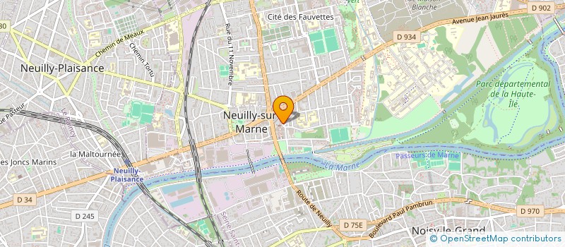localisation de l'entreprise MAN à NEUILLY-SUR-MARNE