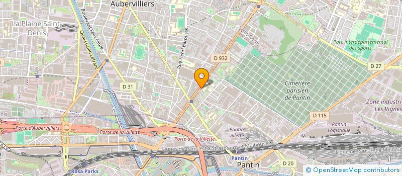 localisation de l'entreprise MAN à PANTIN
