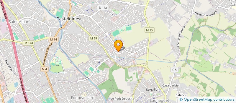 localisation de l'entreprise MAN  CASTELGINEST