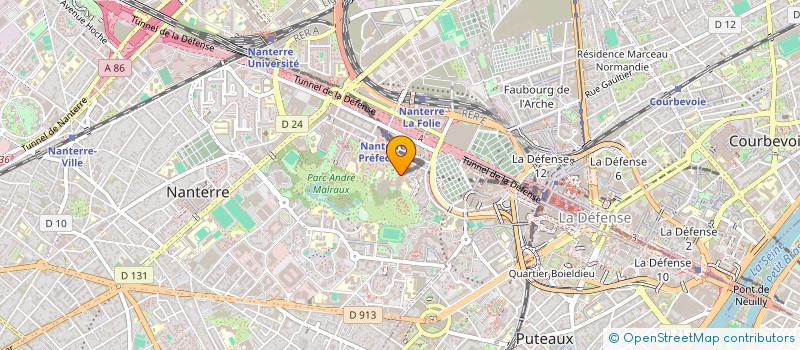 localisation de l'entreprise MAN  NANTERRE