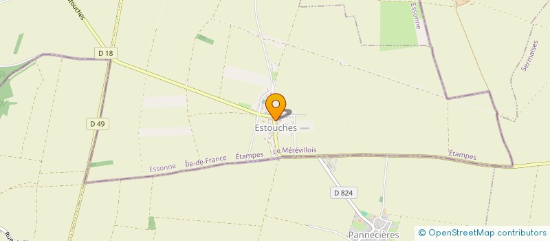 localisation de l'entreprise MAN  LE MEREVILLOIS