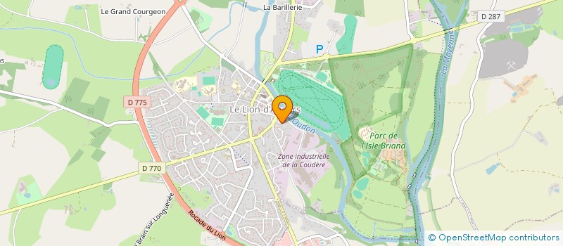 localisation de l'entreprise MAN  LE LION-D'ANGERS