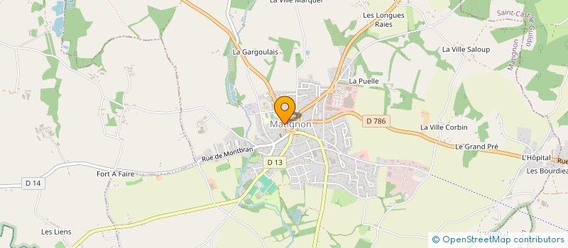 localisation de l'entreprise MAN CHARPENTE  MATIGNON