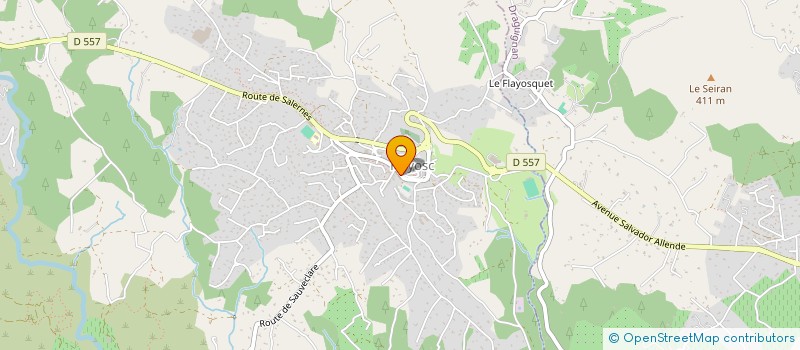 localisation de l'entreprise MAN COIFFURE  FLAYOSC